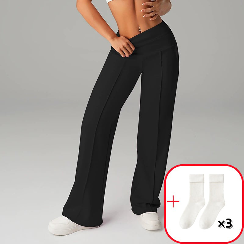 💗50% DI SCONTO💕Pantaloni Casual da Donna a Vita Alta e Gamba Larga