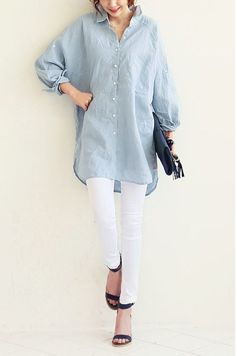 Kate | Oversized Chemise Linnen
