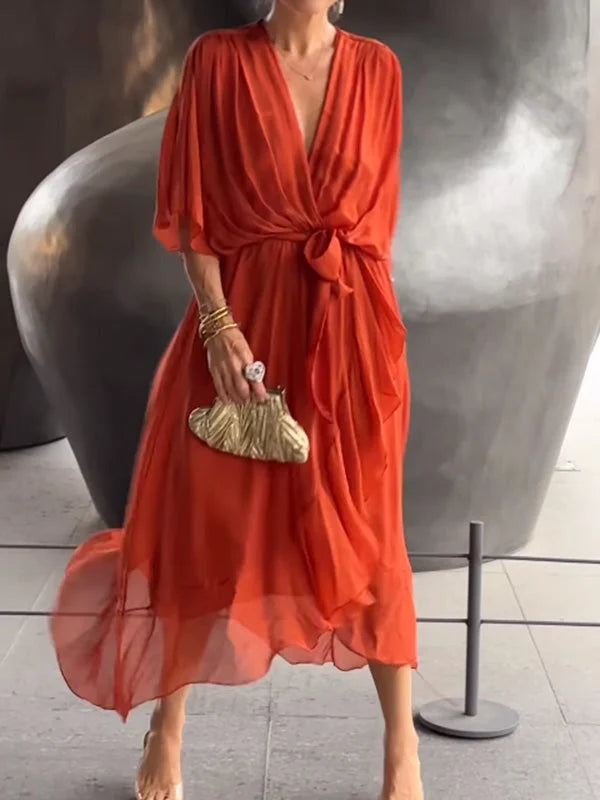 Natalie | Robe en mousseline gracieuse