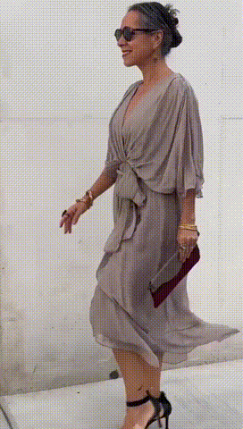 Natalie | Robe en mousseline gracieuse