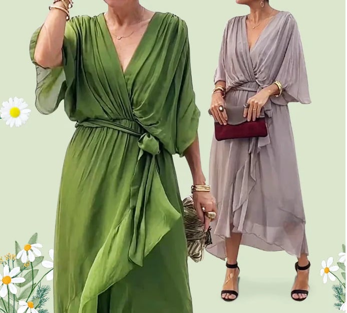 Natalie | Robe en mousseline gracieuse