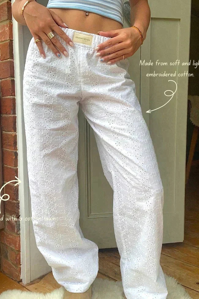 Shelly | Pantalon à taille élastique