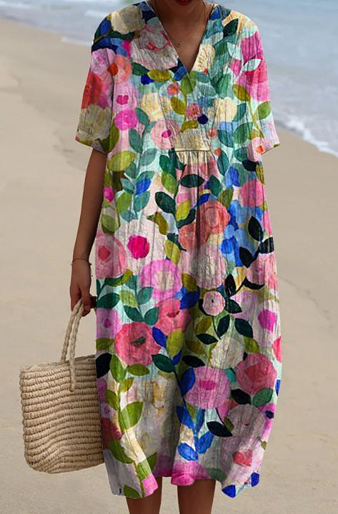 Martha | Robe à fleurs
