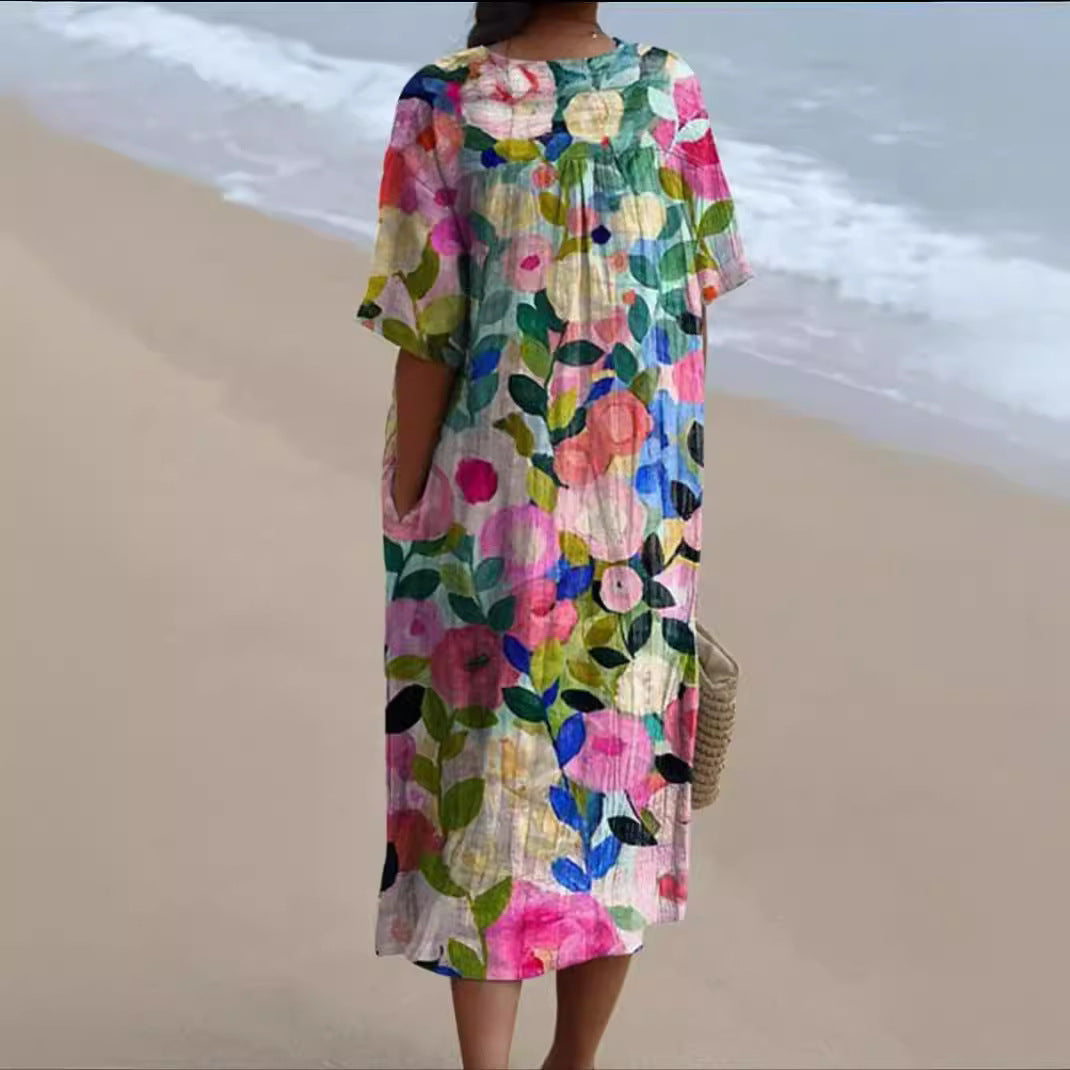 Martha | Robe à fleurs