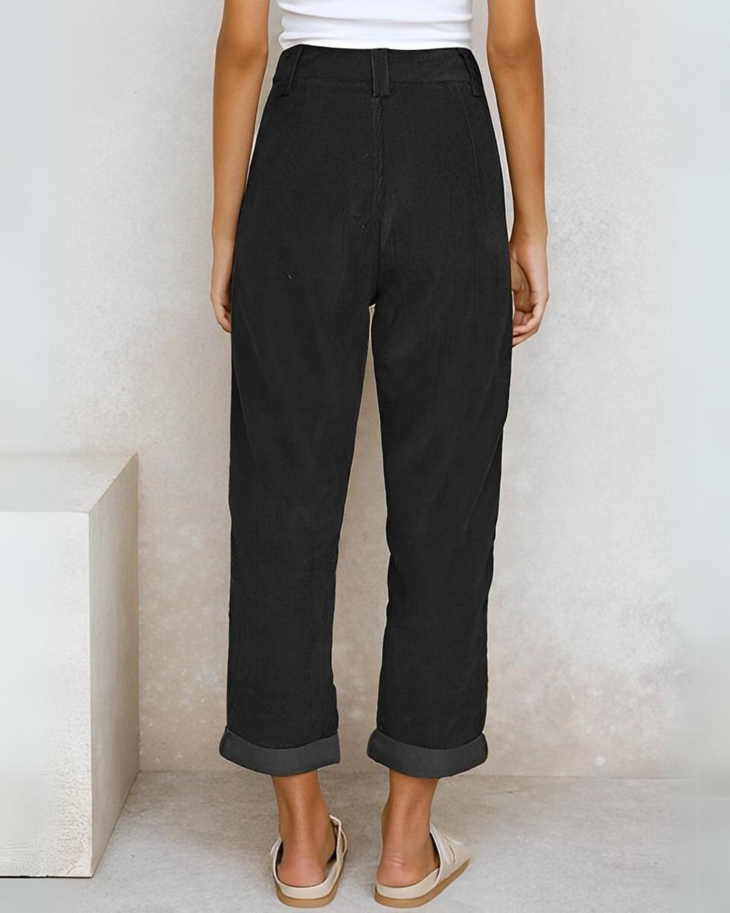 Jennifer | Pantalon élégant en velours côtelé