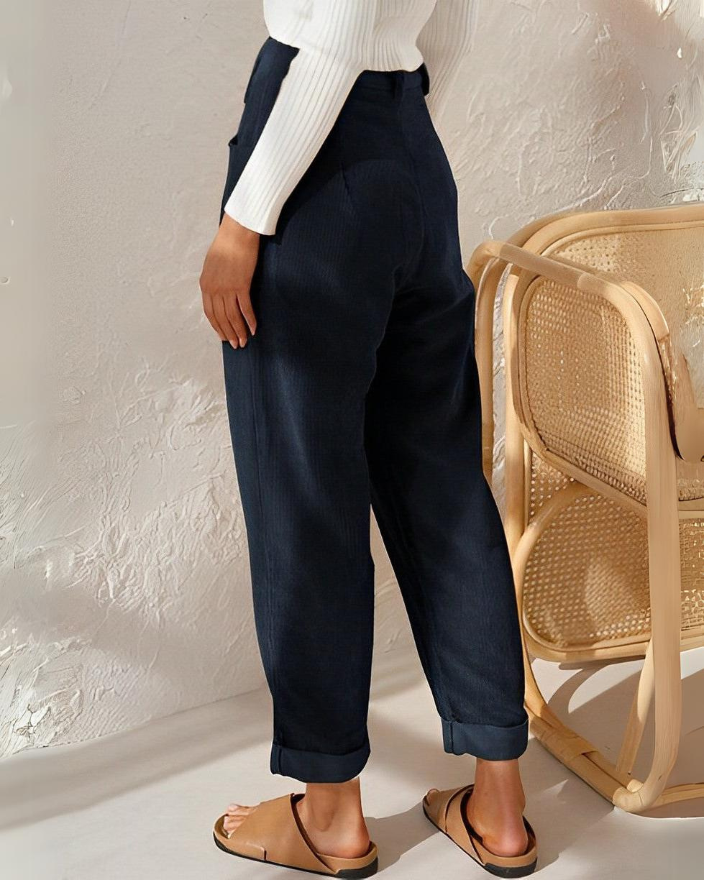 Jennifer | Pantalon élégant en velours côtelé