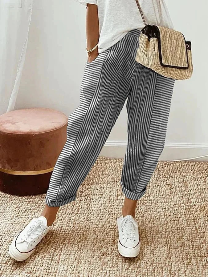 Mona | Pantalon Rayé
