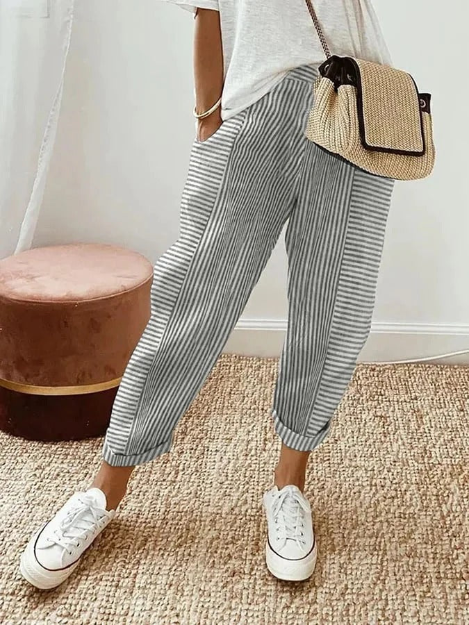 Mona | Pantalon Rayé