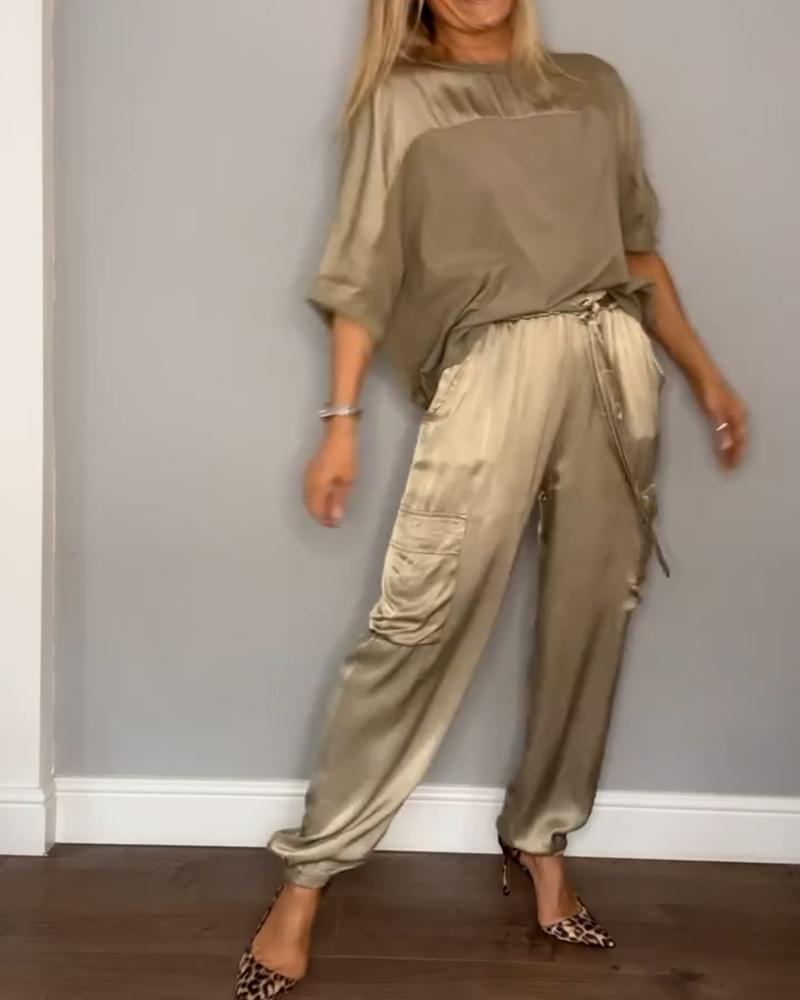 Shanice | Ensemble élégant en satin
