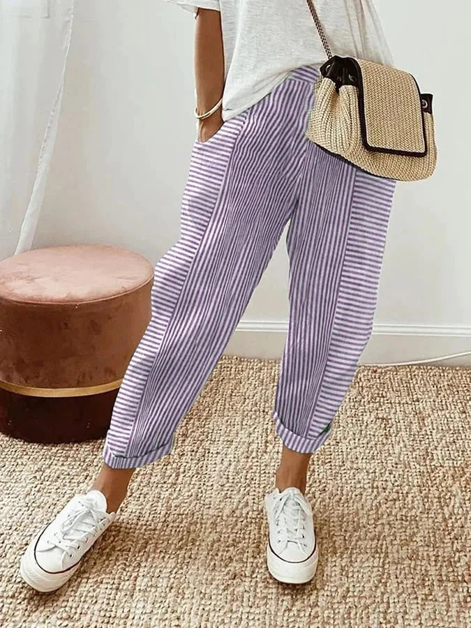 Mona | Pantalon Rayé