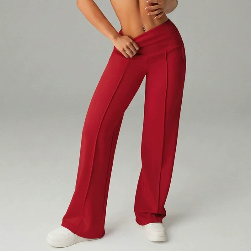 💗50% DI SCONTO💕Pantaloni Casual da Donna a Vita Alta e Gamba Larga