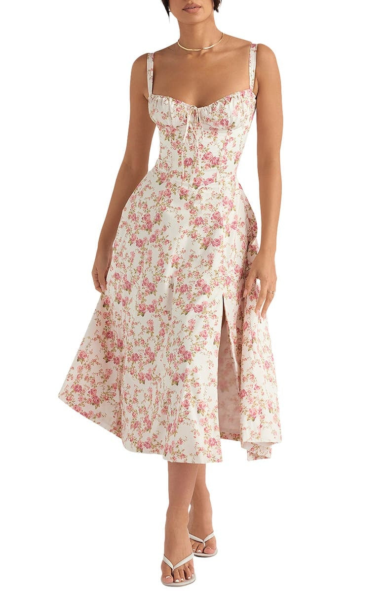 Taylor | Robe Bustier Fleurie