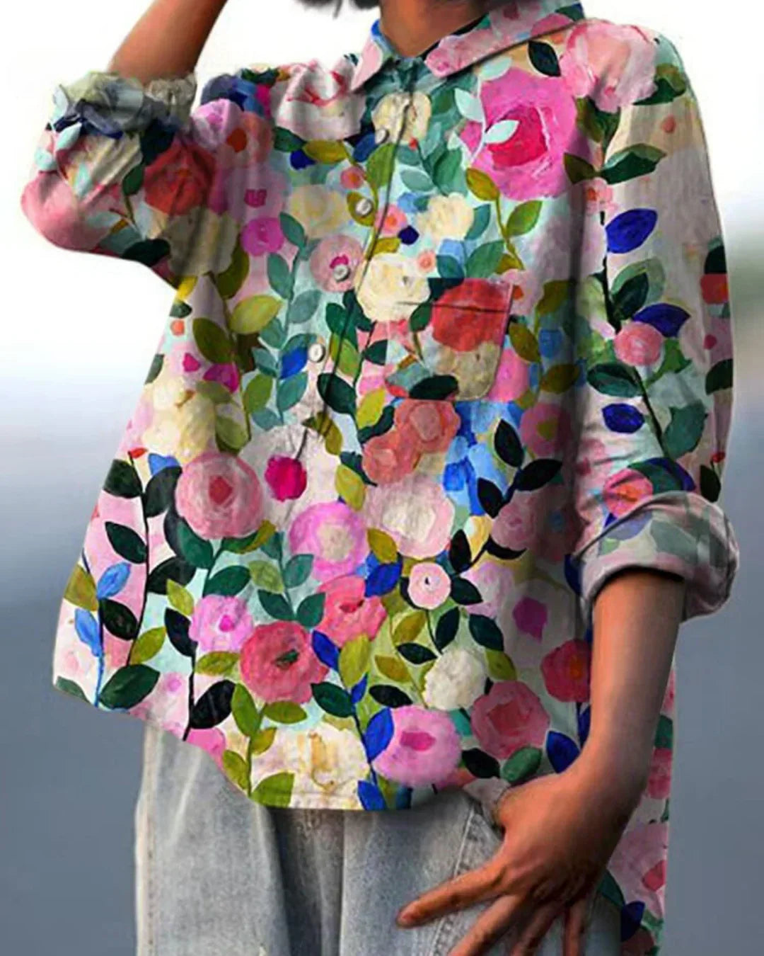 Stella | Chemisier en coton douillet