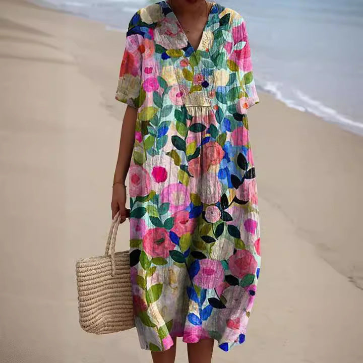 Martha | Robe à fleurs