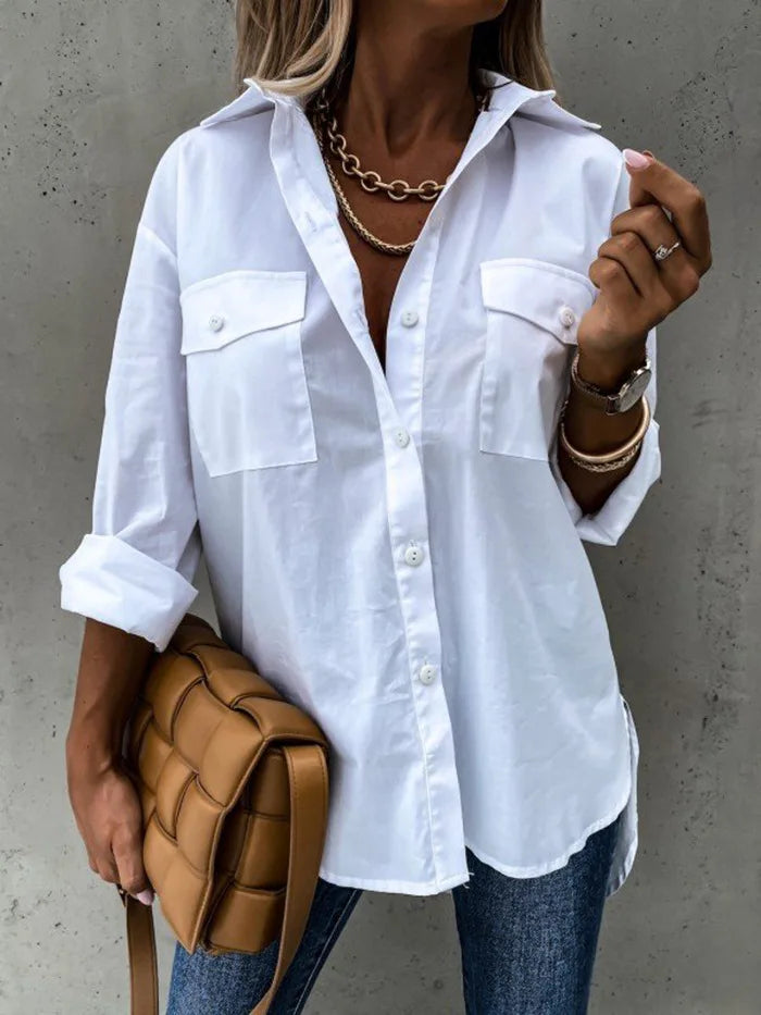Leah | Chemise boutonnée décontractée