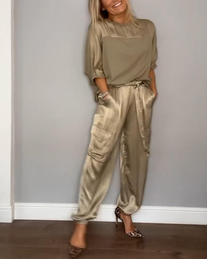 Shanice | Ensemble élégant en satin